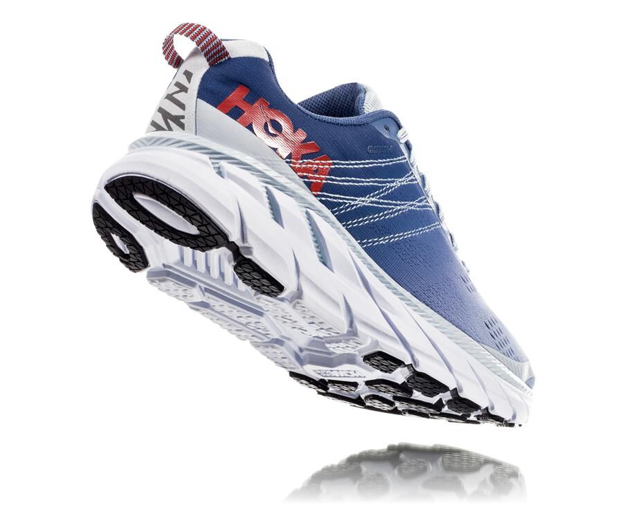 Hoka One One Vandresko Dame - Clifton 6 - Blå/Hvide - 941635YDA